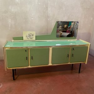 sideboard con alzata e specchio anni 60